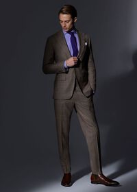 Paul Stuart Super 120s Wool Plaid Colman Suit, thumbnail 4