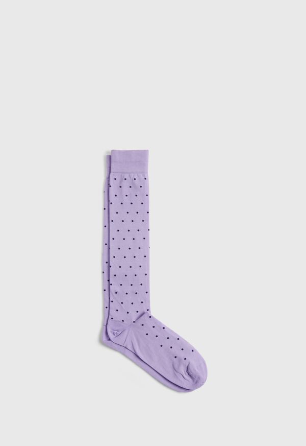 Paul Stuart Cotton Polka Dot Sock, image 1