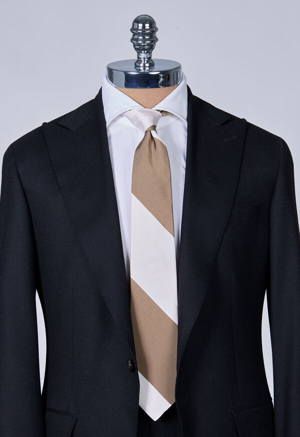 Paul Stuart Wide Stripe Summer Mogador Tie, image 2