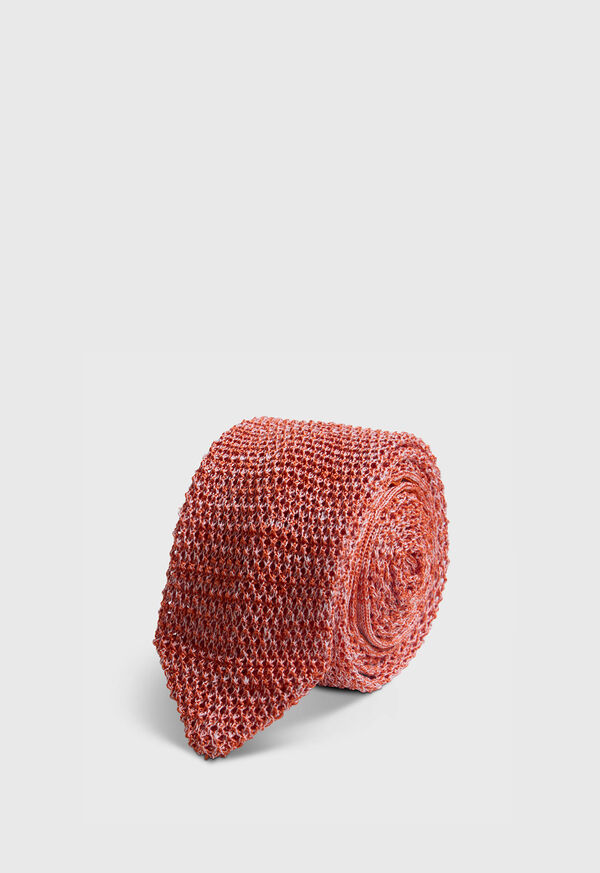Paul Stuart Silk and Linen Knitted Tie, image 1