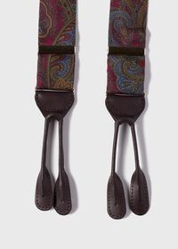 Paul Stuart Paisley Silk Braces, thumbnail 2