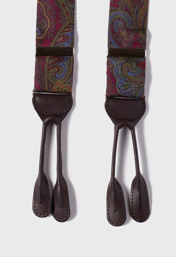 Paul Stuart Paisley Silk Braces, image 2