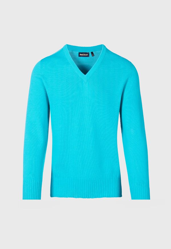 Paul Stuart Cotton V-Neck Sweater, image 1