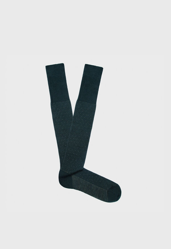 Paul Stuart Over the Calf Wool Blend Birdseye Sock, image 1