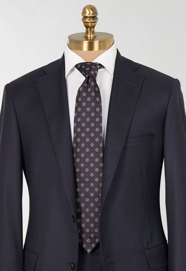Paul Stuart Woven Silk Small Medallion Tie, image 2