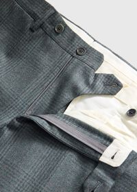 Paul Stuart Sage Tonal Plaid Flannel Suit, thumbnail 7