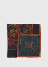 Paul Stuart Medieval Print Pocket Square, thumbnail 1