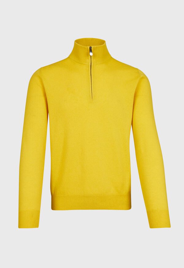 Paul Stuart Cashmere 1/4 Zip Sweater, image 1