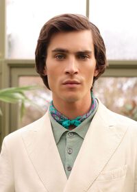 Paul Stuart Cashmere Long Sleeve Polo, thumbnail 6