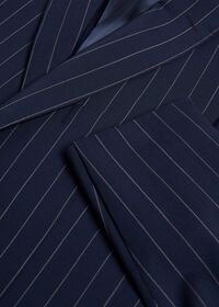 Paul Stuart Navy and White Stripe Travel Suit, thumbnail 2