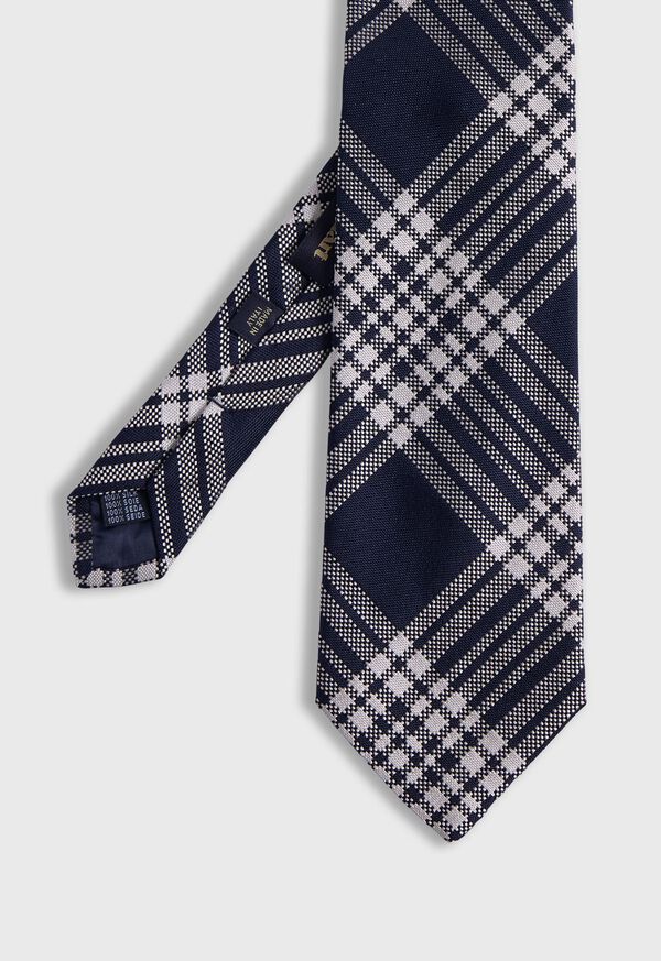 Paul Stuart Woven Silk Plaid Tie, image 1