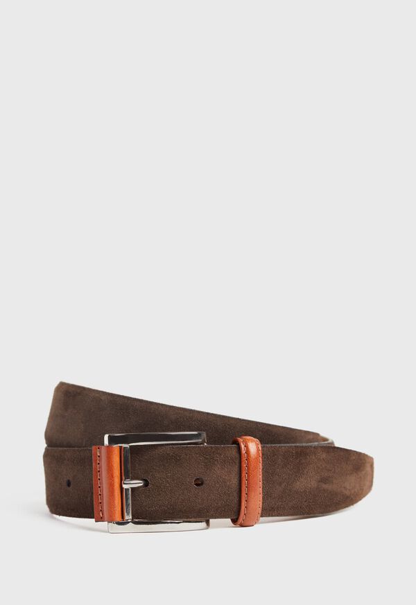 Paul Stuart 35 MM Suede With Leather Roller Buckle, image 1