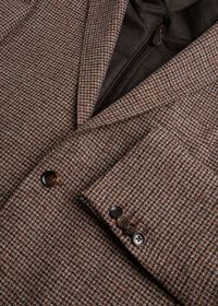Paul Stuart Brown Plaid Jacket with Zip-Out Vest, thumbnail 2