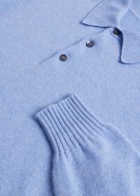 Paul Stuart Cashmere Long Sleeve Polo, thumbnail 10