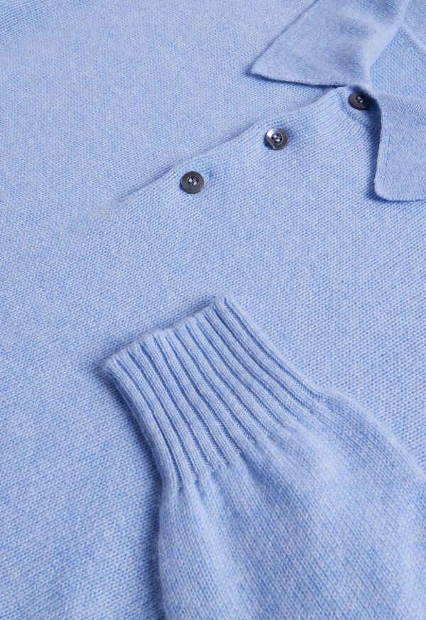Paul Stuart Cashmere Long Sleeve Polo, image 10