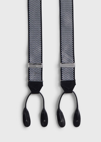 Paul Stuart Checkerboard Suspenders