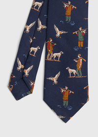 Paul Stuart Hunting Scene Silk Tie, thumbnail 1