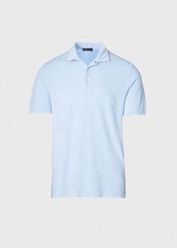 Paul Stuart Cotton Terry Cloth Short Sleeve Polo, thumbnail 1