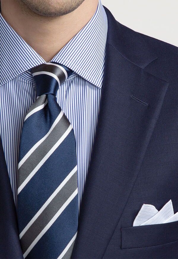 Paul Stuart Stuart Fit Solid Super 120s Suit, image 7