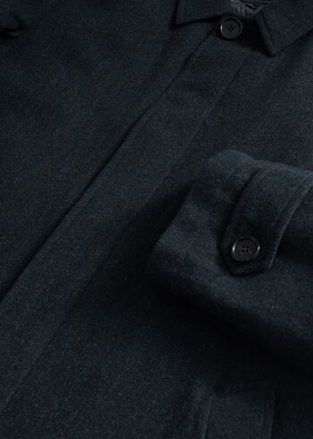 Paul Stuart Cashmere Coat with Detachable Down Jacket