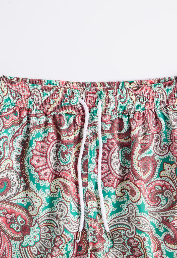 Paul Stuart Paisley Print Swim Trunk, image 2