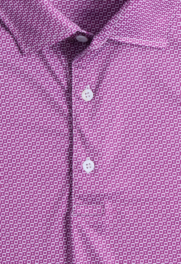 Paul Stuart Ultra Soft Deco Square Performance Polo, image 2