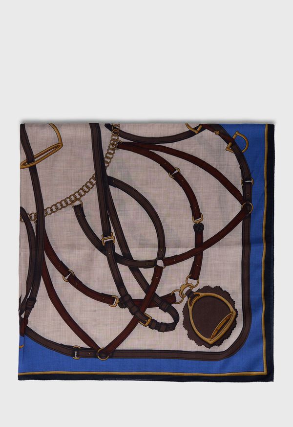 Paul Stuart Belt & Buckle Printed Scarf, image 2