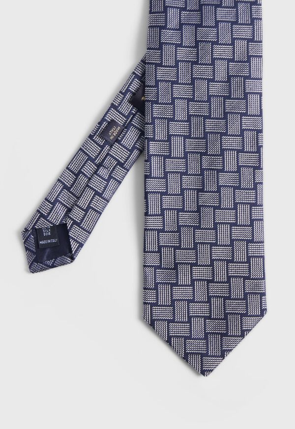 Paul Stuart Woven Silk Deco Tie, image 1