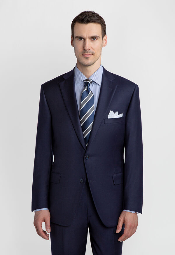 Paul Stuart Stuart Fit Solid Super 120s Suit, image 5