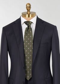 Paul Stuart Woven Silk Medallion Tie, thumbnail 2