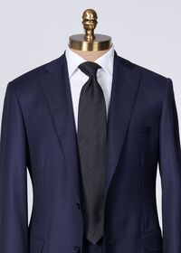 Paul Stuart Woven Silk Micro Pattern Tie, thumbnail 8
