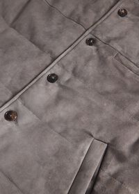 Paul Stuart Suede Vest with Flannel Lining, thumbnail 3