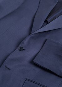 Paul Stuart Navy solid Silk Blend Suit, thumbnail 2