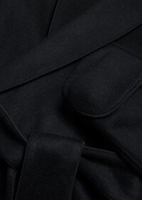 Paul Stuart Black & Grey Double Face Cashmere Robe, thumbnail 2