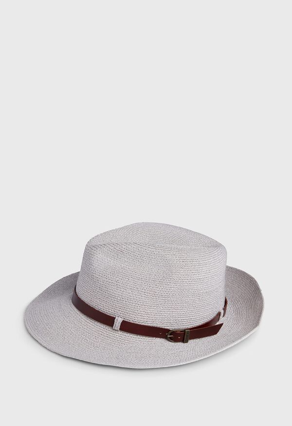 Paul Stuart Fedora with Leather Band, image 1