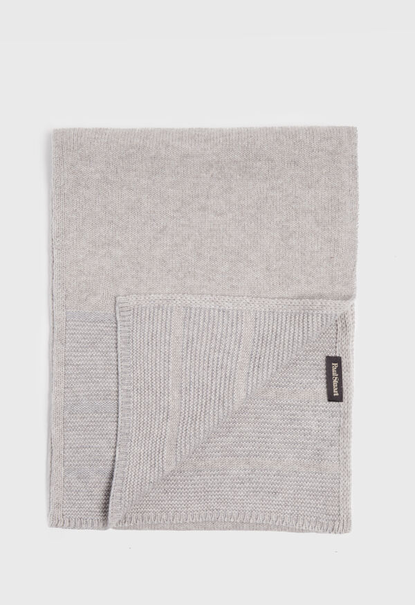 Paul Stuart Cashmere Plaited Scarf, image 1