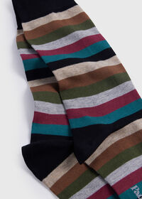 Paul Stuart Colorful Stripe Sock, thumbnail 3