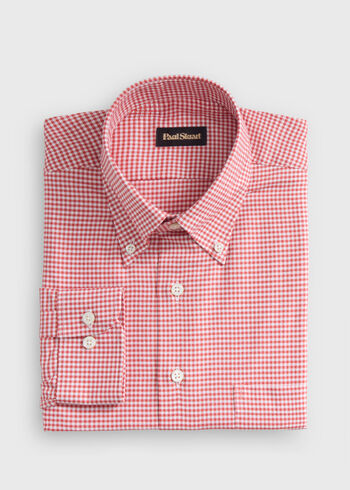 Paul Stuart Gingham Check Oxford Sport Shirt