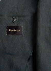 Paul Stuart Olive Linen Jacket, thumbnail 5
