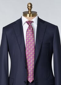 Paul Stuart Printed Silk Tossed Oval Tie, thumbnail 2