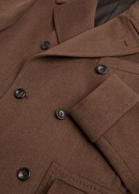 Paul Stuart Vicuna Double Breasted Coat with Gauntlet, thumbnail 3