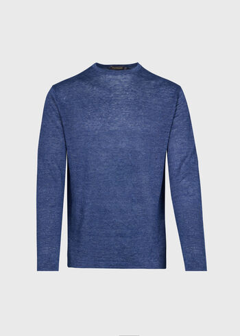 Paul Stuart Linen Crewneck Sweater