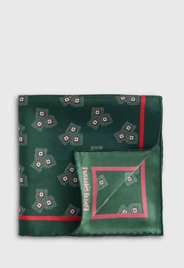 Paul Stuart Geometric Dot Pocket Square, image 1