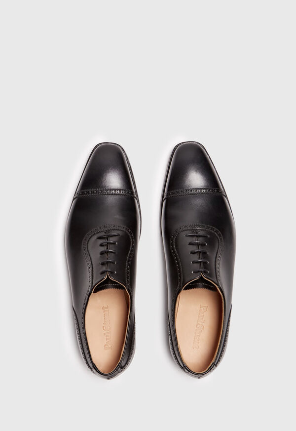 Paul Stuart The Westbourne Black Leather Cap Toe, image 2