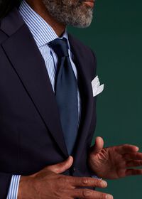 Paul Stuart Solid Silk Tie, thumbnail 2