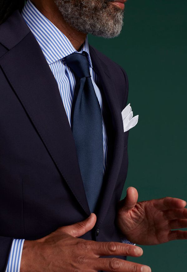 Paul Stuart Solid Silk Tie, image 2