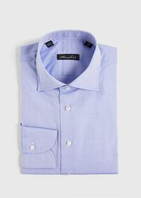 Paul Stuart Solid Spread Collar Dress Shirt, thumbnail 1