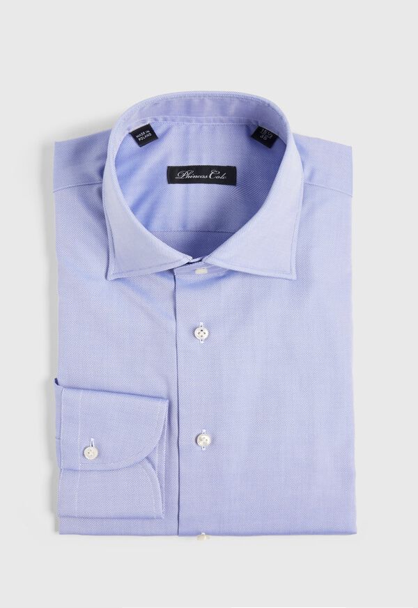 Paul Stuart Solid Spread Collar Dress Shirt, image 1