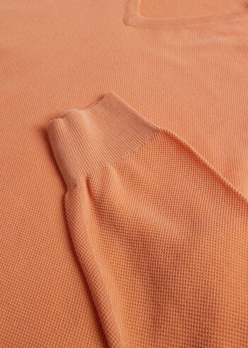 Paul Stuart Cotton Piqué V-Neck Sweater