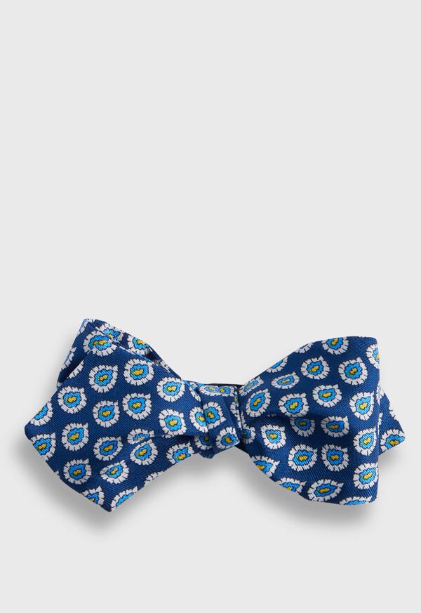 Paul Stuart Silk Twill Micro Floral Bow Tie, image 1